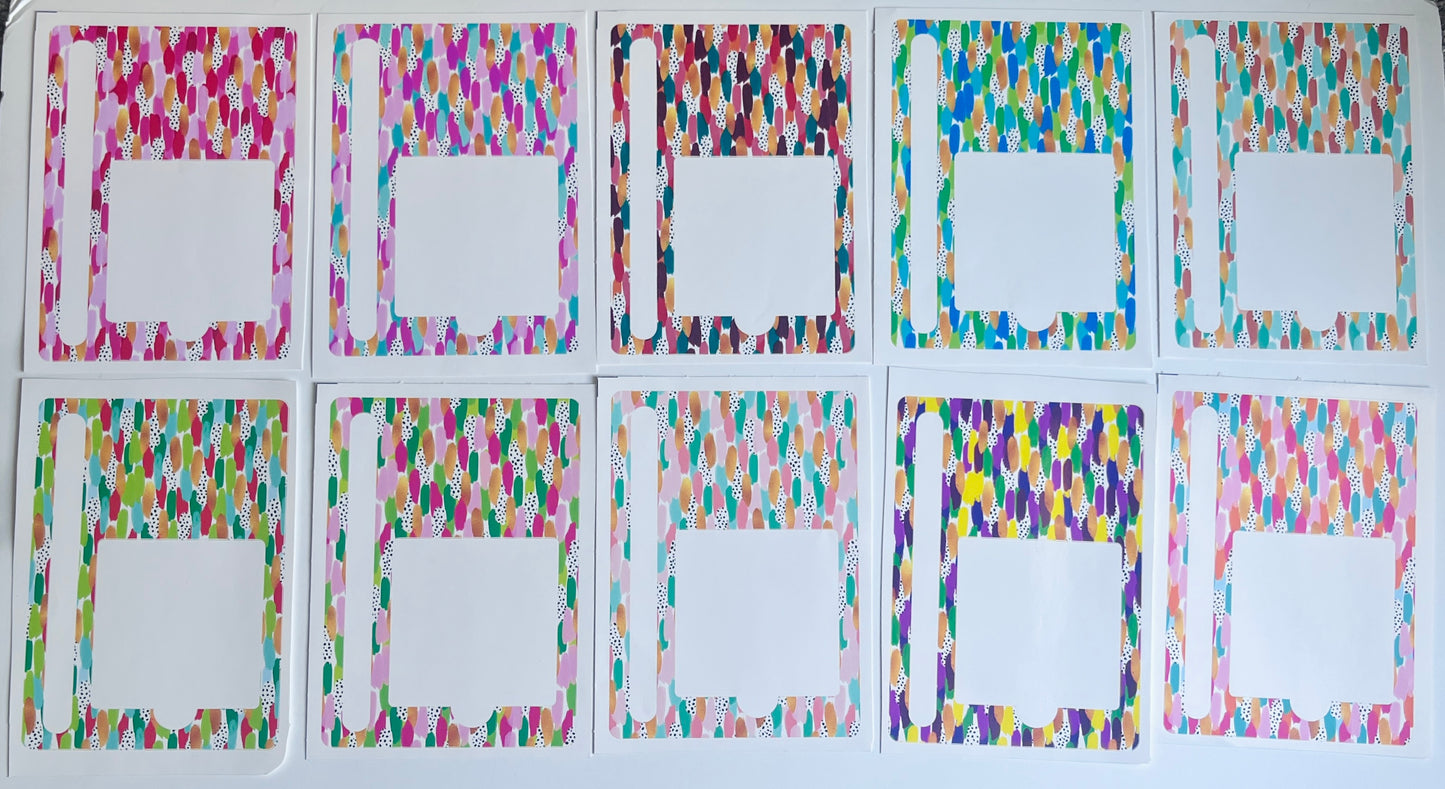 Custom Post it note Holder with Glitter Pen
