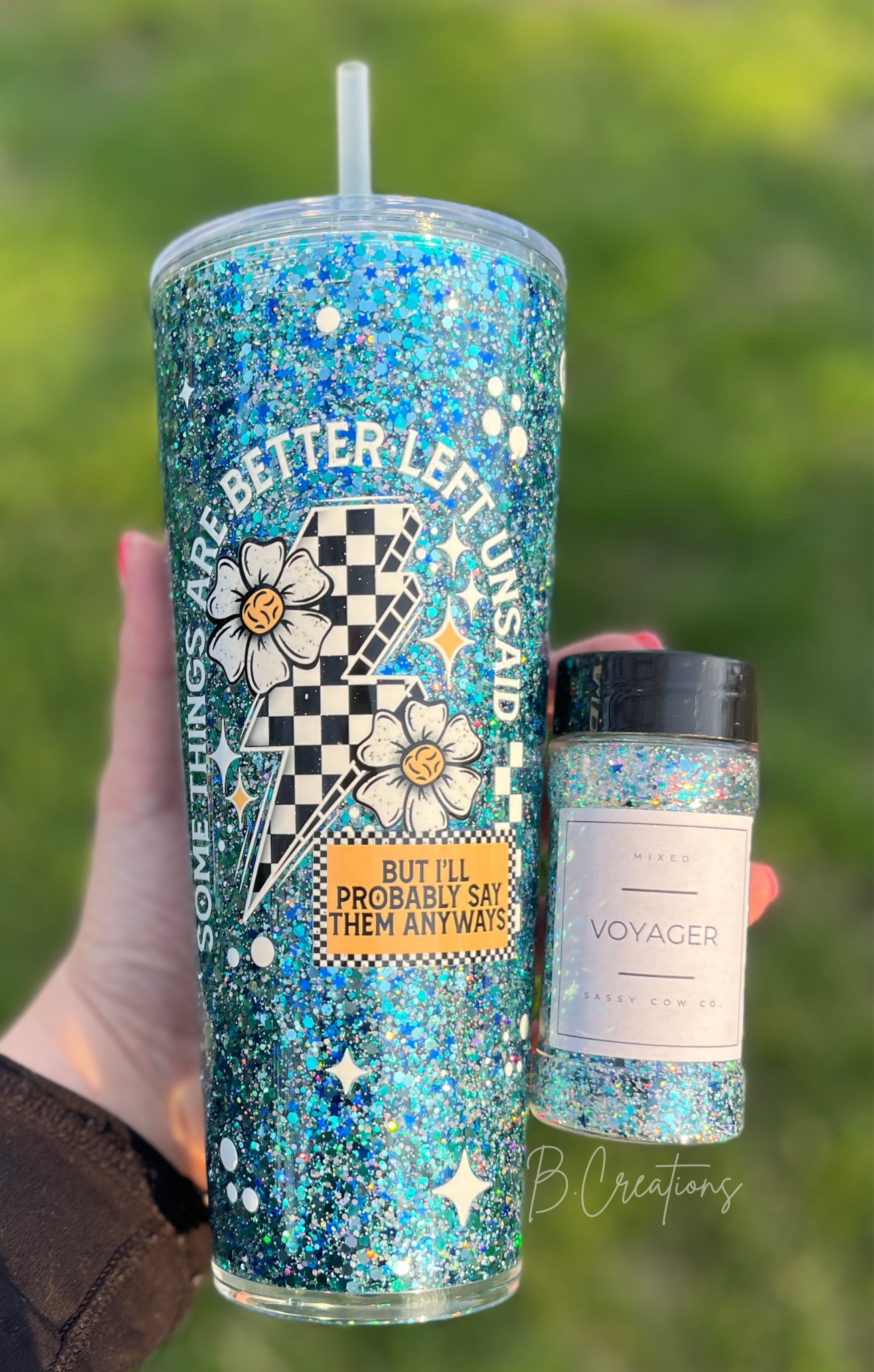 Custom Snow Globe Tumbler, Made on TikTok Live