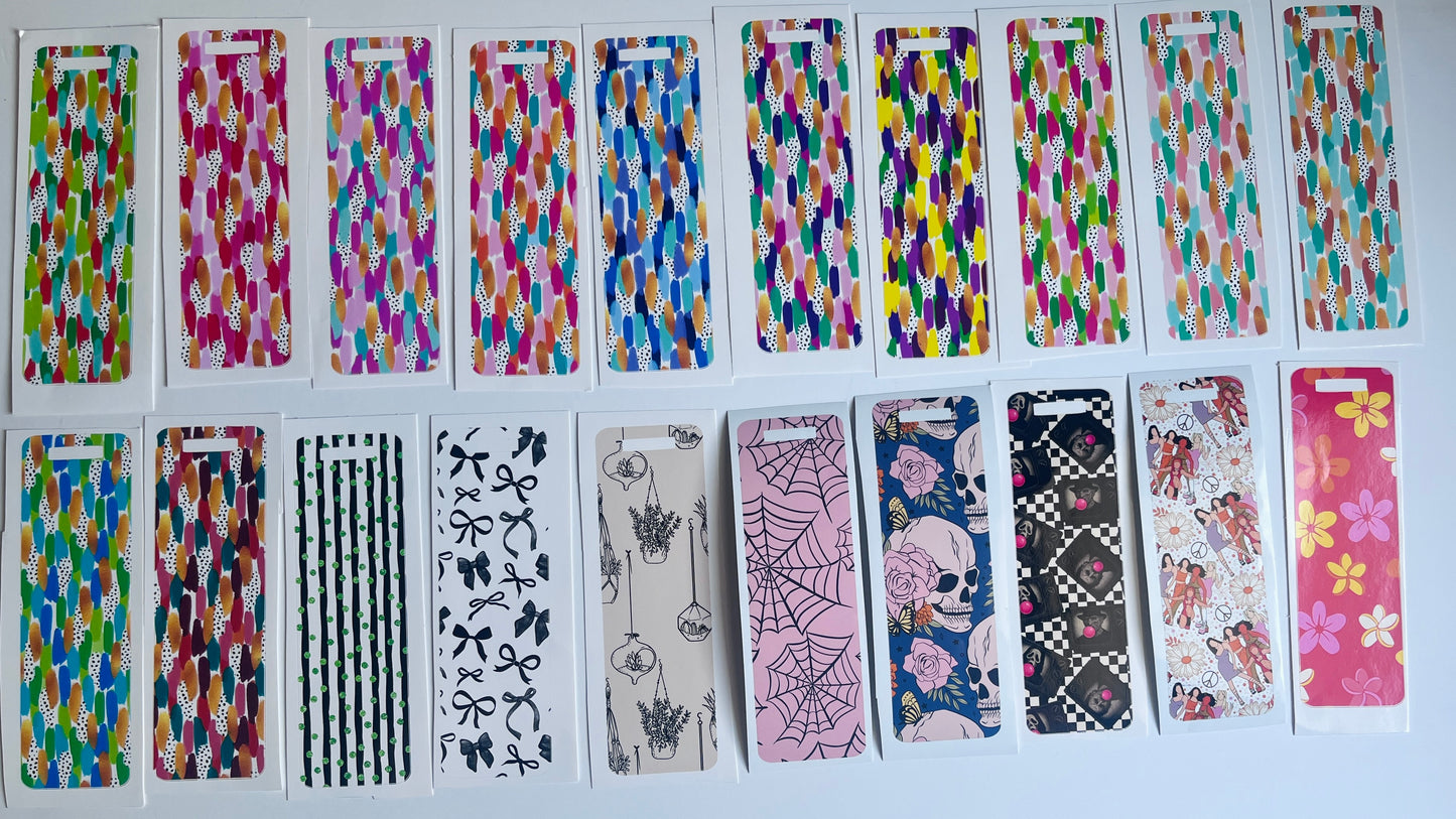 Custom Glitter Bookmark