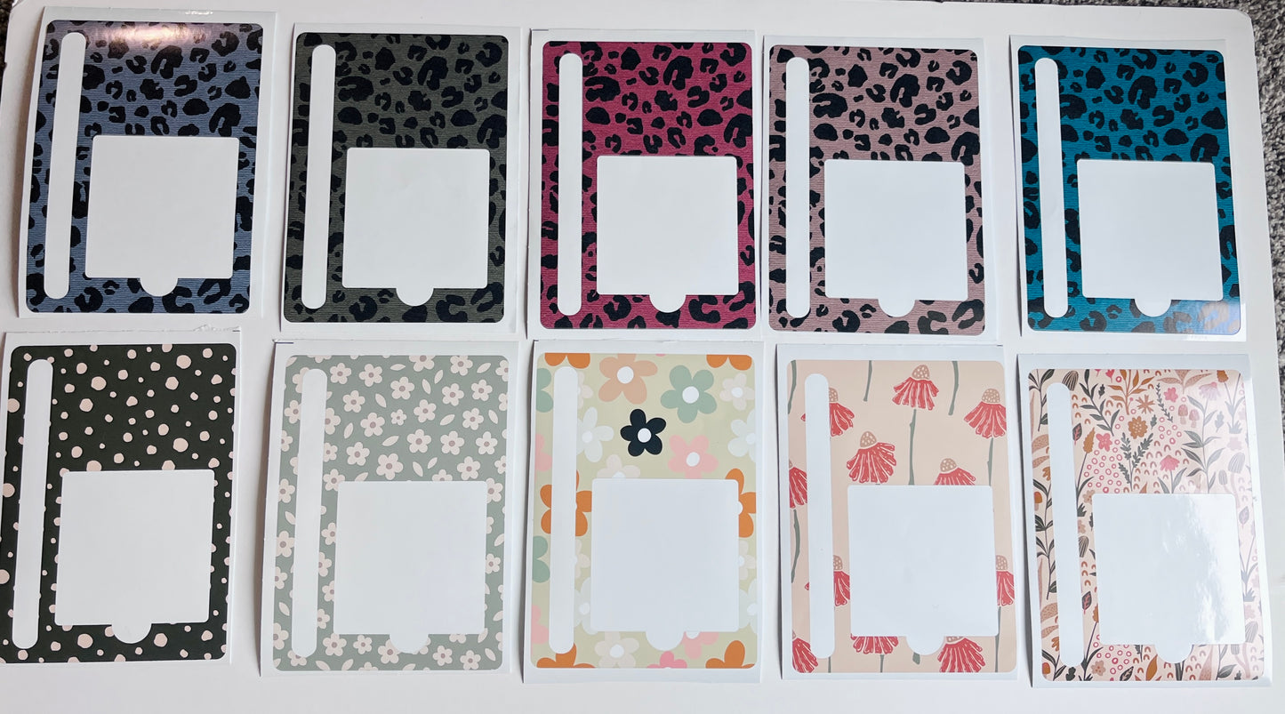 Custom Post it note Holder with Glitter Pen