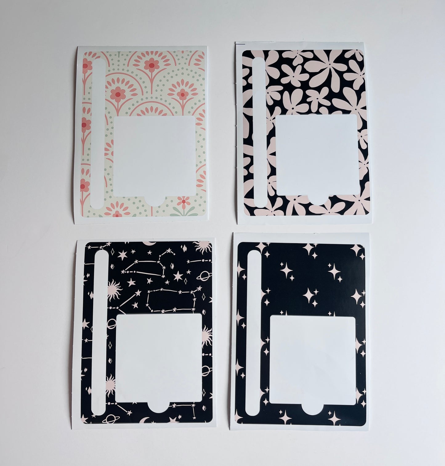 Custom Post it note Holder with Glitter Pen