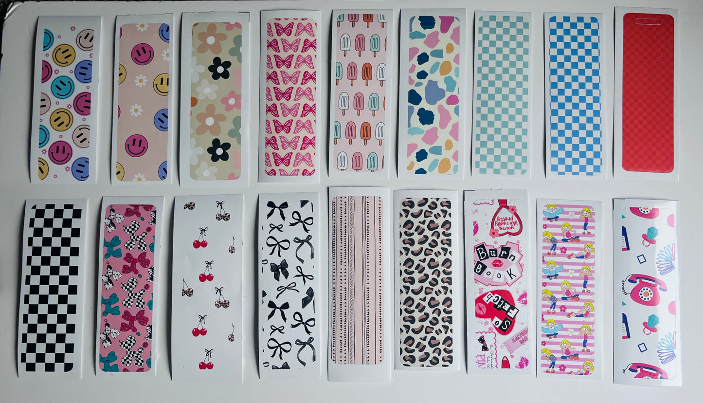 Custom Glitter Bookmark