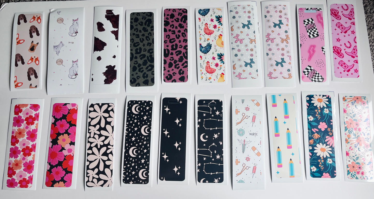 Custom Glitter Bookmark