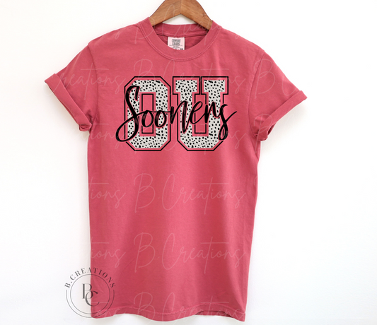 OU Dalmatian Dots T-shirt