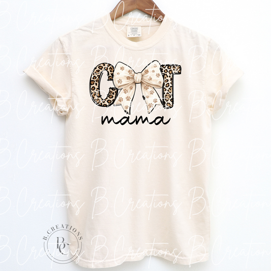 Cat Mama Cheetah t-shirt