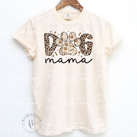 Dog Mama Cheetah t-shirt