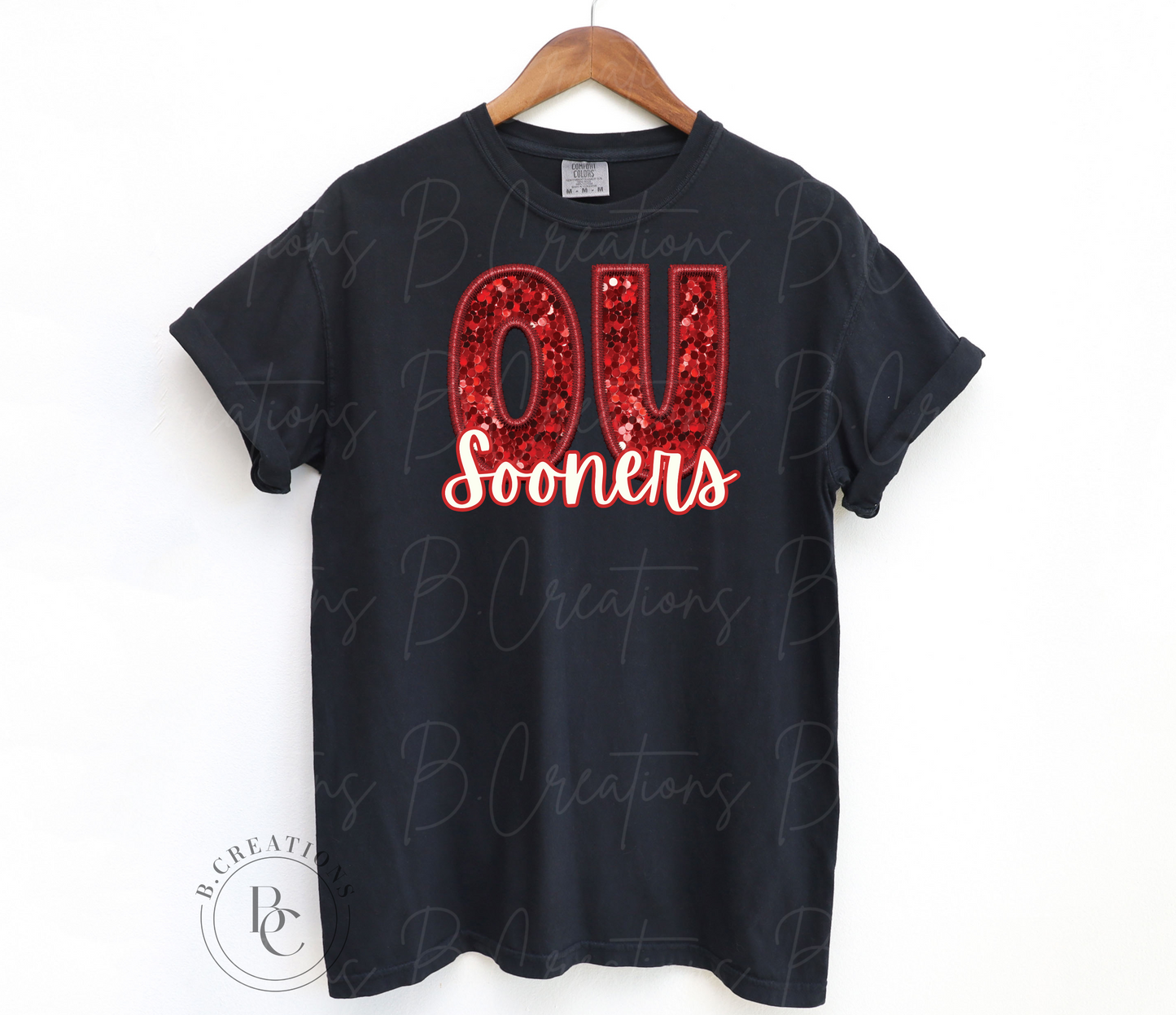 Faux Sequin OU T-shirt