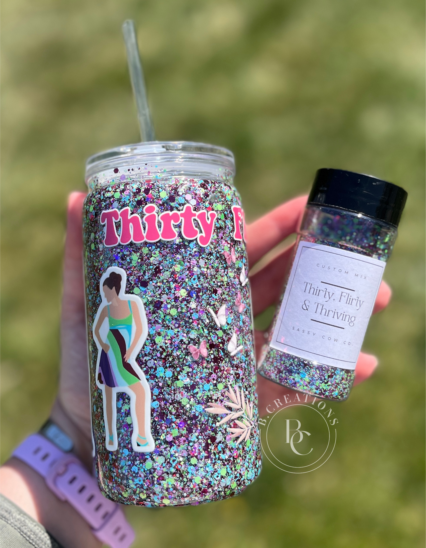 Custom Snow Globe Tumbler, Made on TikTok Live