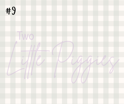 Printed Vinyl - Checkers - Fall