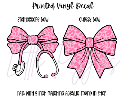 Printed Vinyl - Neon Leopard