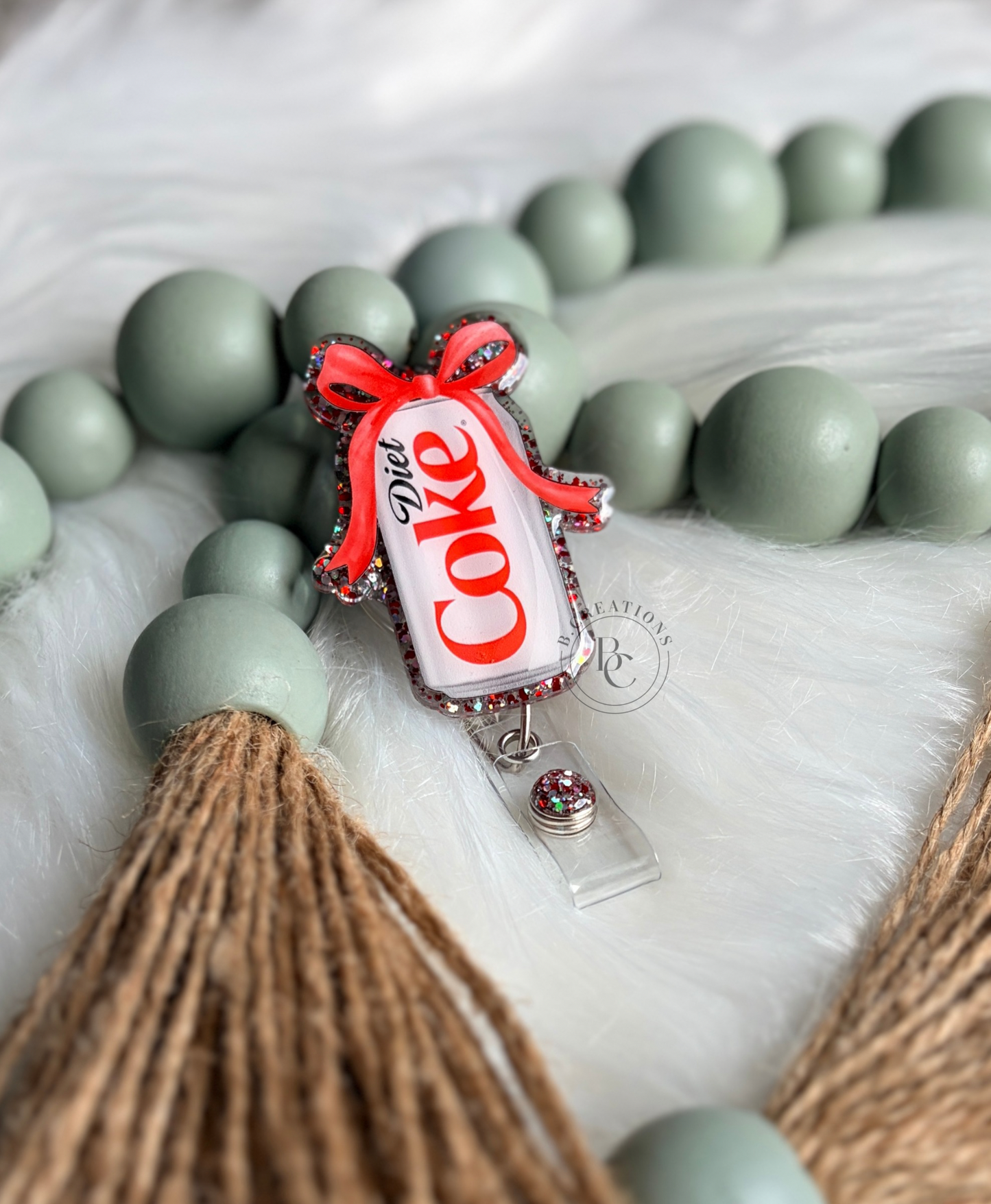 Diet Cola Badge Reel