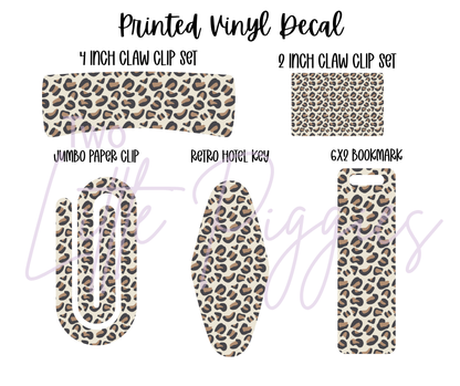 Printed Vinyl - Neutral Safari Collection