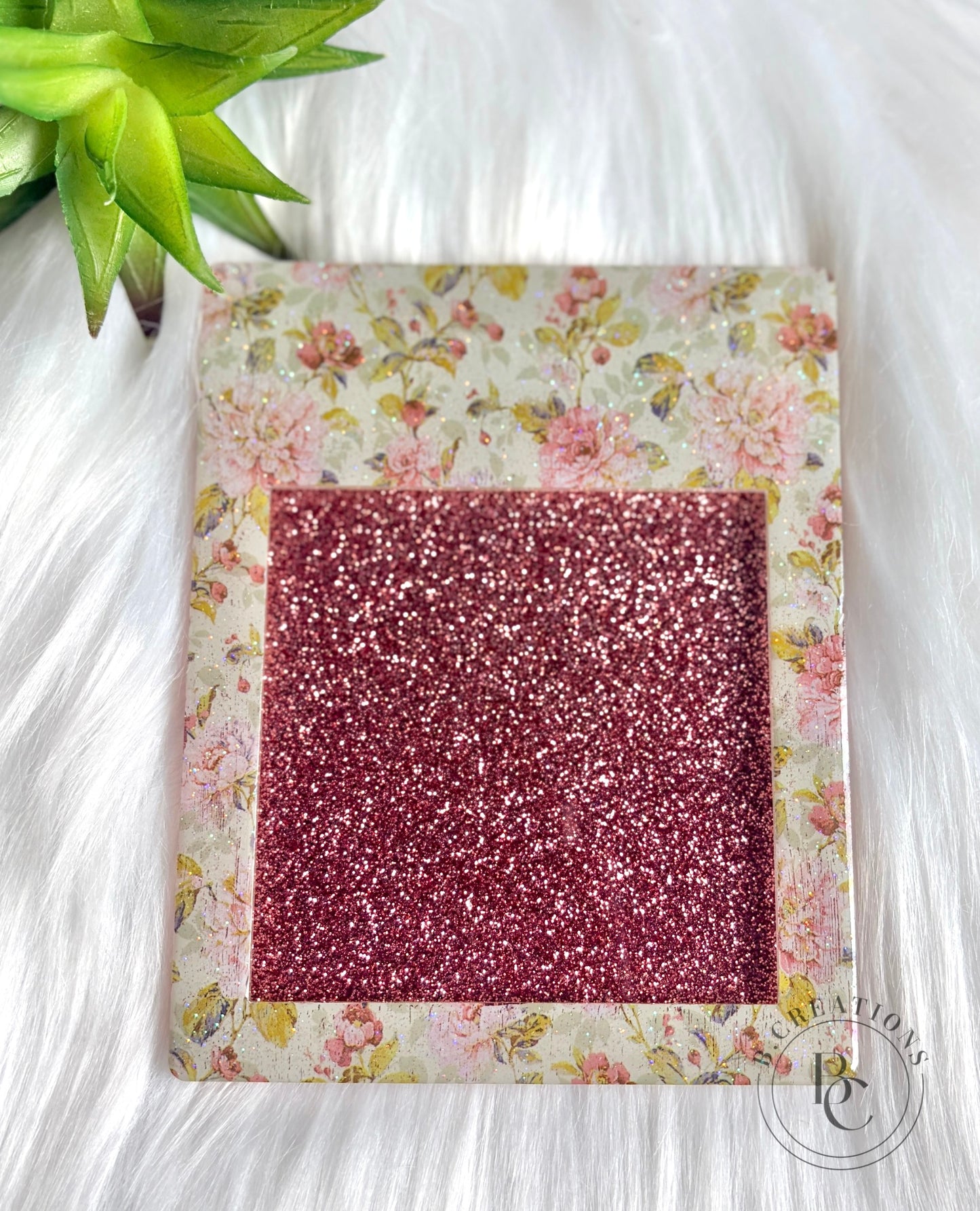 Floral post it note holder