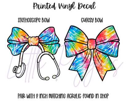Printed Vinyl - Tie Dye Collection