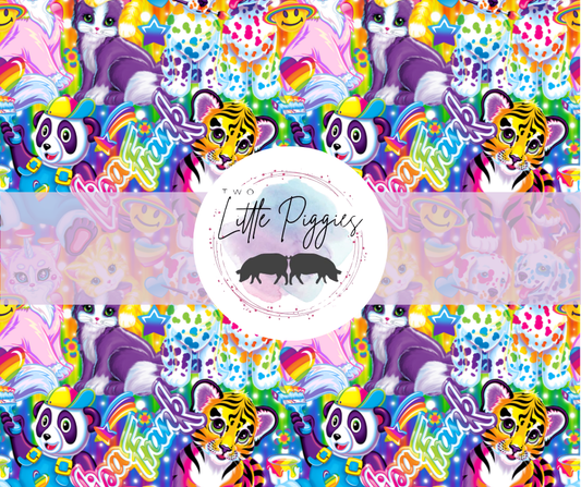 Printed Vinyl - 90's - Lisa Frank