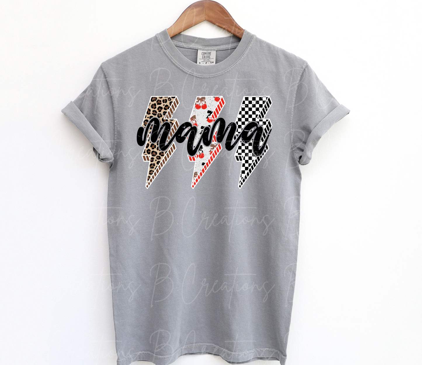 Lightning Bolt Mama T-shirt