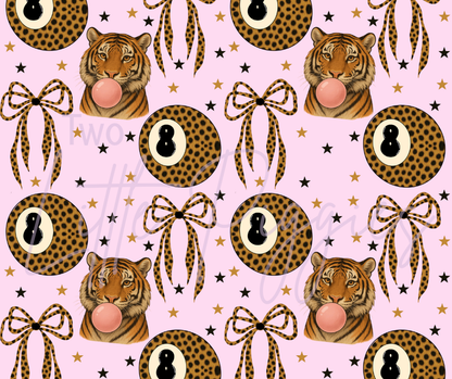 Printed Vinyl - Bubblegum Tiger