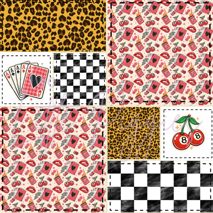 Printed Vinyl - Patchwork - Lucky You