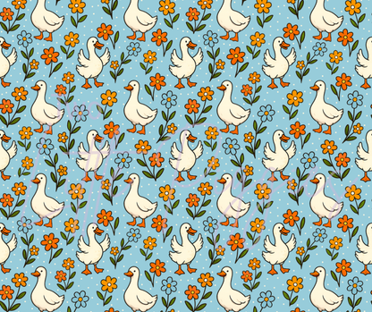 Printed Vinyl - Blue Silly Goose
