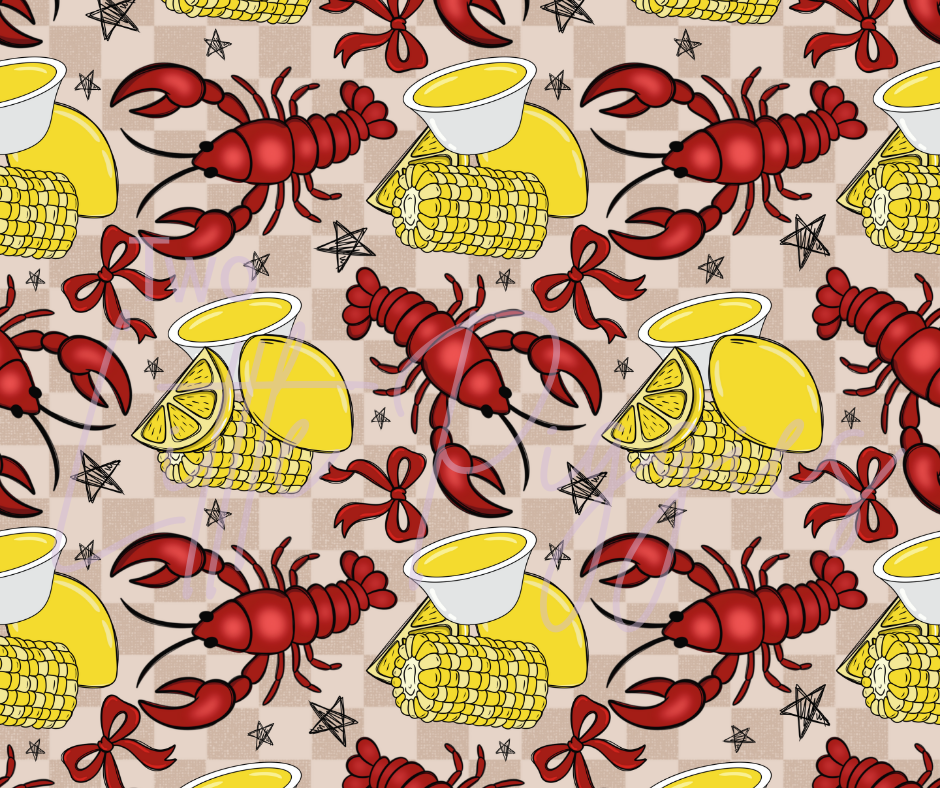 Printed Vinyl - Crawfish Season