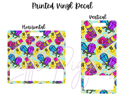 Printed Vinyl - 90's - Push Pops and Ring Pops