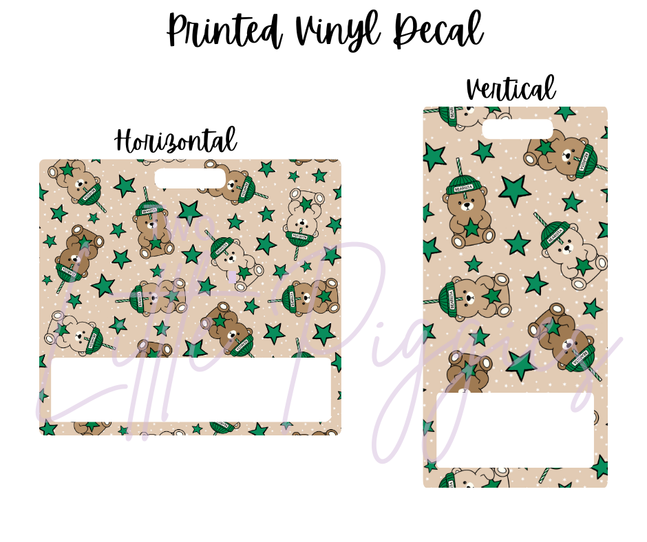 Printed Vinyl - Starbucks Bearista