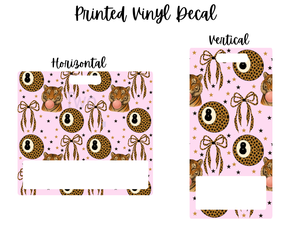 Printed Vinyl - Bubblegum Tiger