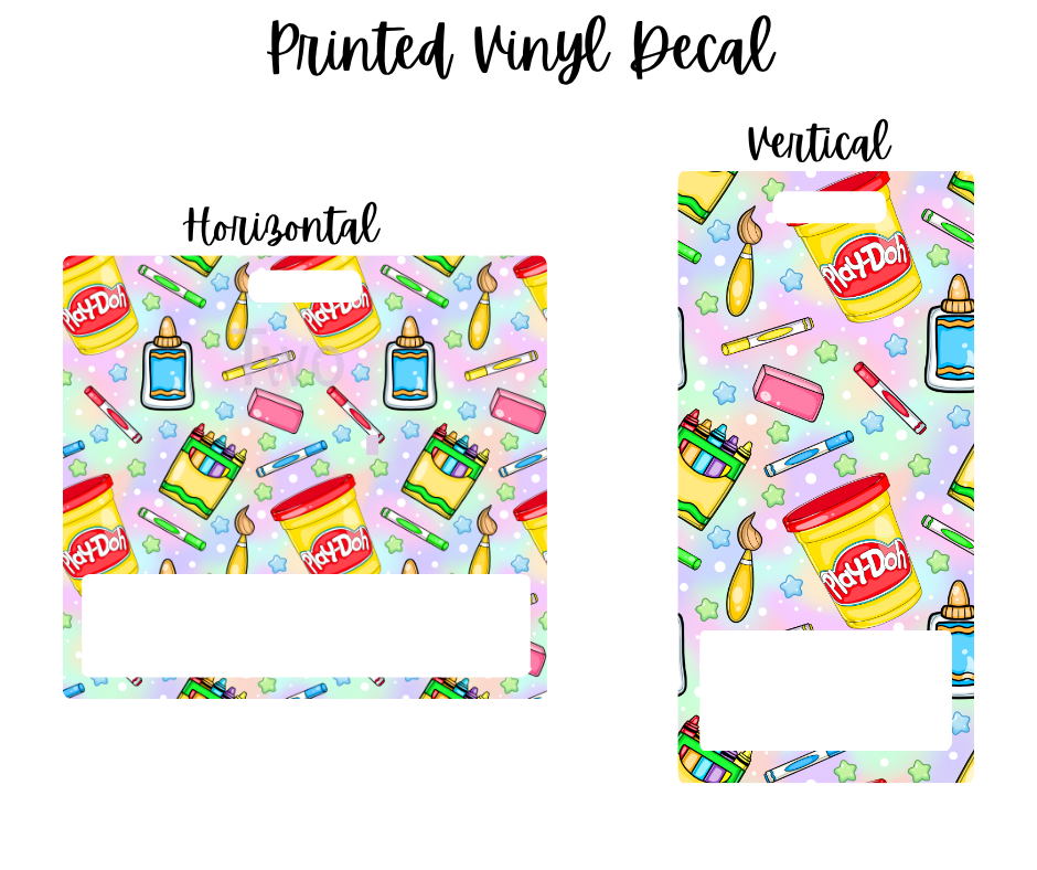Printed Vinyl - Back to School - School Supplies