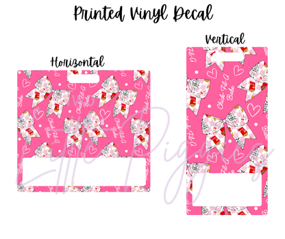 Printed Vinyl - Chic Fil A Bow