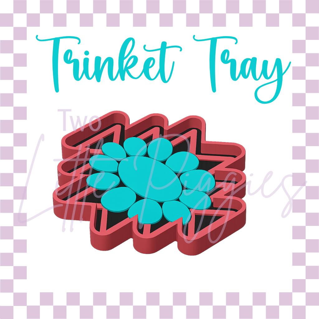 3D Printed - Trinket Tray - Aztec