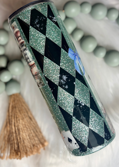 Alice patchwork, 20 oz Skinny Tumbler