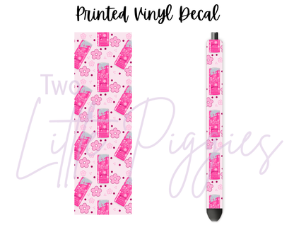 Printed Vinyl - Red Bull - Pink