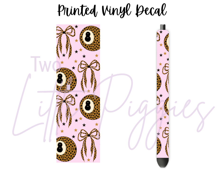 Printed Vinyl - Bubblegum Tiger