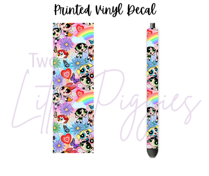 Printed Vinyl - 90's - Powerpuff Girls