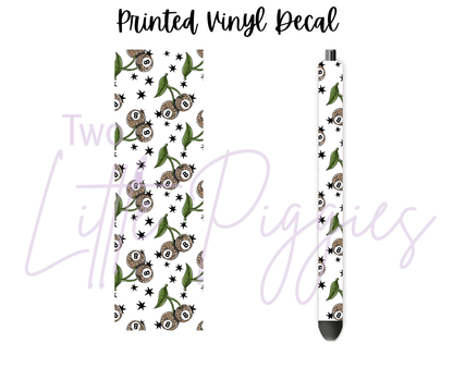 Printed Vinyl - Leopard Cherry 8 Ball