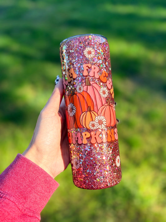 Farm Fresh Pumpkins, Fall, 20 oz Skinny Tumbler