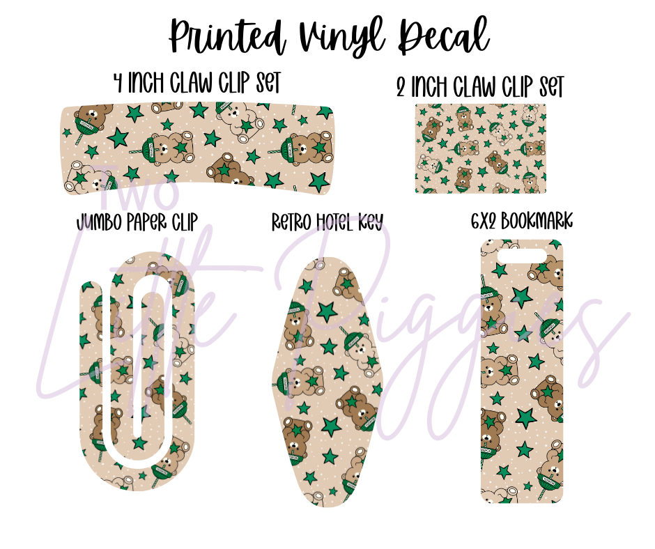 Printed Vinyl - Starbucks Bearista