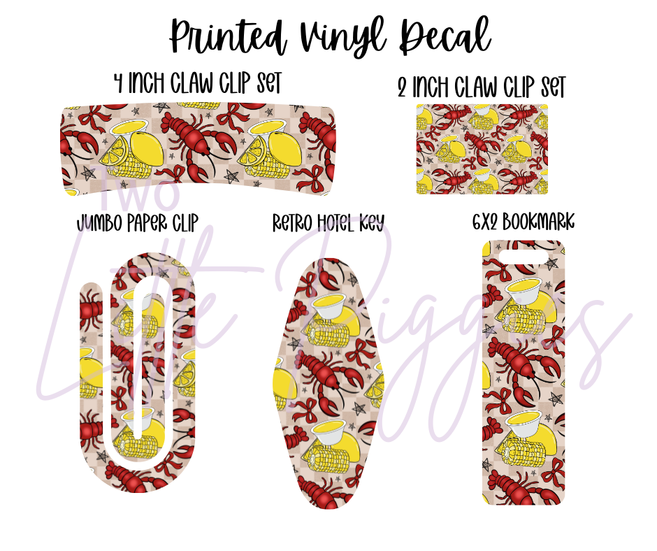 Printed Vinyl - Crawfish Season