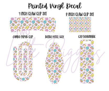 Printed Vinyl - Back to School - All Smiles