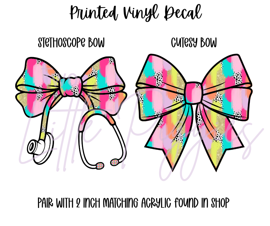 Printed Vinyl - Brushstroke Polka Dot