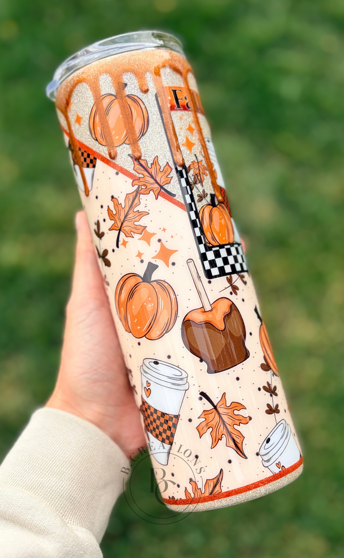 Fall Vibes, 30 oz skinny tumbler