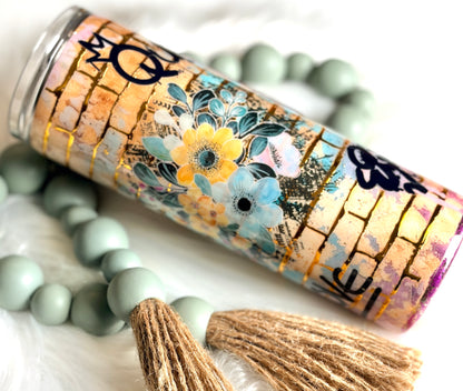 Graffiti, 20 oz Skinny with a handle Tumbler