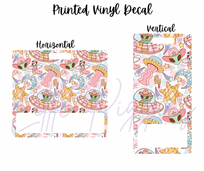 Printed Vinyl - Springtime Space Cowboy