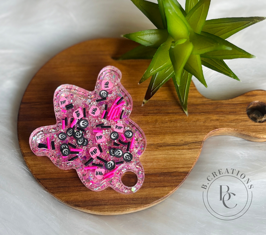 Pink Ghostie 40 oz Stanley Shaker Topper
