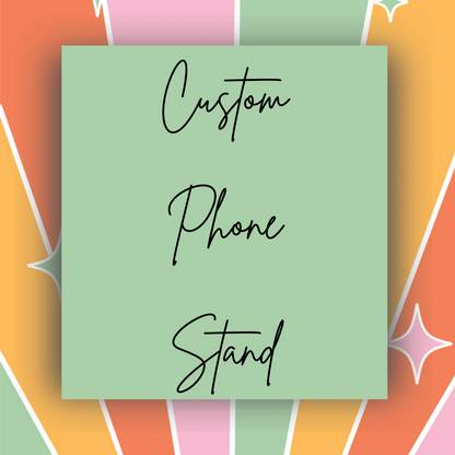 Custom Acrylic Glitter Phone Stand
