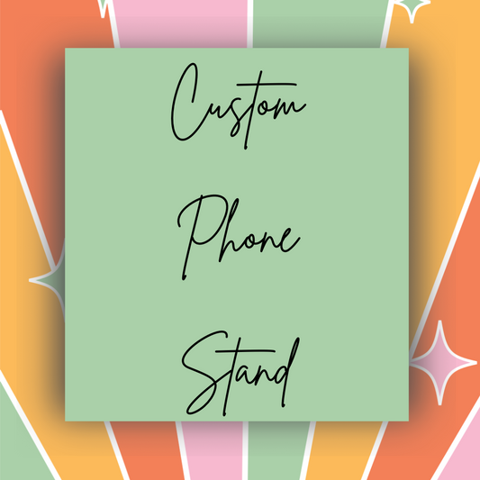 Custom Acrylic Glitter Phone Stand