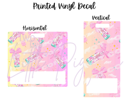 Printed Vinyl - Alani Cotton Candy Collection