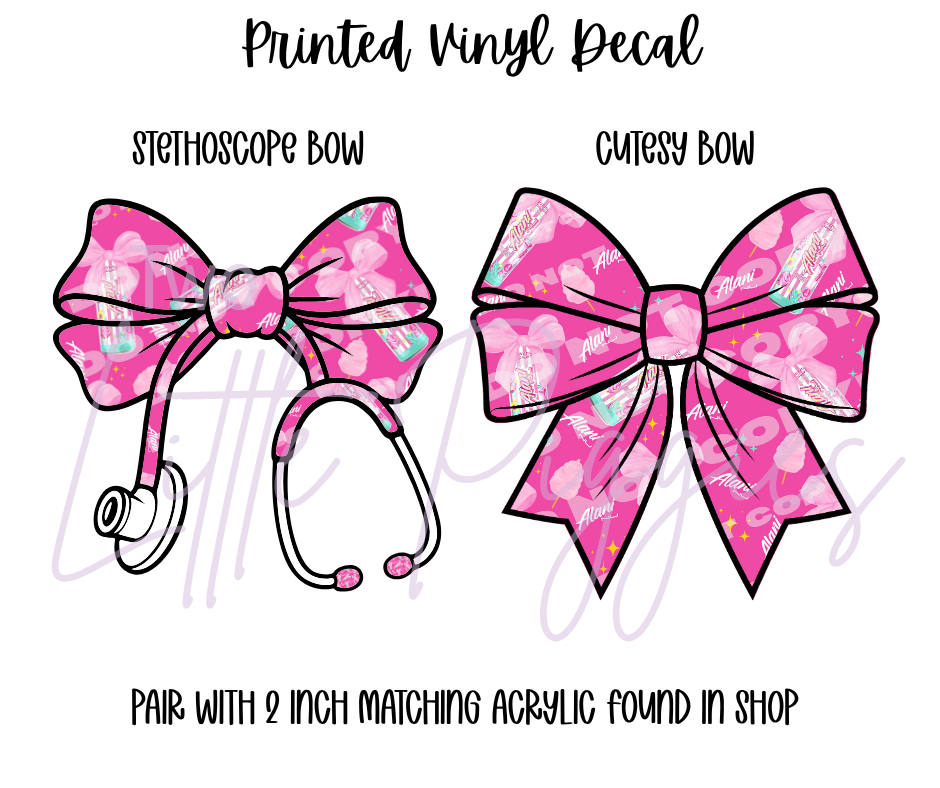 Printed Vinyl - Alani Cotton Candy Collection