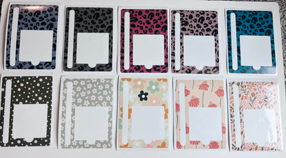 Custom Post it note Holder with Glitter Pen
