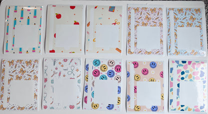 Custom Post it note Holder with Glitter Pen